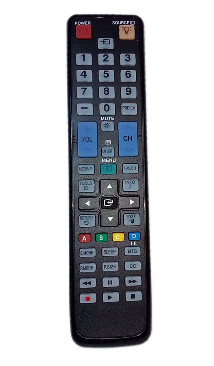 JustFine Replaced Remote Control Compatible for Samsung UN55C5000QFXZC UN55C6300 UN55C6300SF UN55C6300SFXZA UN55C6300SFXZC LN40C630K1FXZAAA01 TV - Image 1